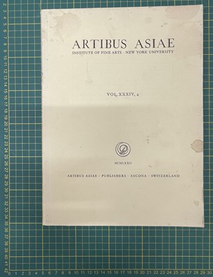 Lot 272 - ARTIBUS ASIAE INSTITUTE OF FINE ARTS VOL. XXXIV, 4