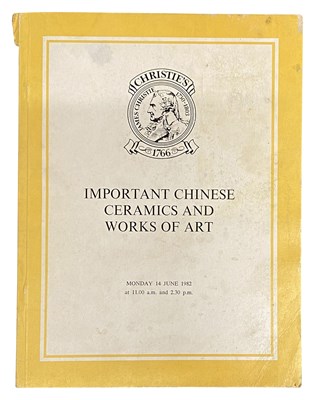 Lot 280 - IMPORTANT CHINESE CERAMICS AND WORKS OF ART