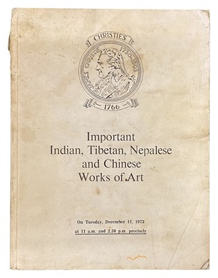 Lot 282 - IMPORTANT INDIAN, TIBETAN, NEPALESE AND CHINESE WORKS OF ART