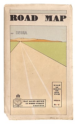 Lot 295 - ROAD MAP OF INDIA