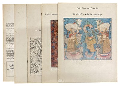 Lot 318 - SET OF BOOKLETS FROM THE CALICO MUSEUM OF TEXTILES