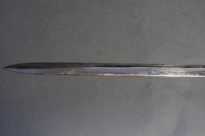 Lot 79 - A PRUSSIAN BROADSWORD FOR A MEMBER OF THE ORDER OF THE KNIGHTS OF ST JOHN, 19TH CENTURY