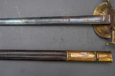 Lot 92 - A FRENCH OFFICER’S EPÉE FOR A GENDARMERIE OFFICER; A FRENCH EPÉE FOR A MILITARY OFFICIAL, LATE 19TH CENTURY AND ANOTHER, IN 19TH CENTURY STYLE