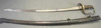 Lot 106 - AN AUSTRIAN MODEL 1904 CAVALRY SABRE AND ANOTHER SABRE