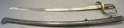 Lot 106 - AN AUSTRIAN MODEL 1904 CAVALRY SABRE AND ANOTHER SABRE
