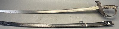 Lot 106 - AN AUSTRIAN MODEL 1904 CAVALRY SABRE AND ANOTHER SABRE