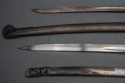 Lot 106 - AN AUSTRIAN MODEL 1904 CAVALRY SABRE AND ANOTHER SABRE