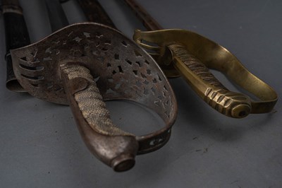 Lot 106 - AN AUSTRIAN MODEL 1904 CAVALRY SABRE AND ANOTHER SABRE