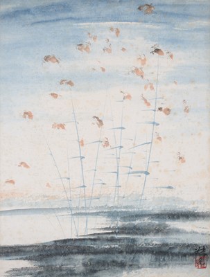 Lot 120 - CHINESE SCHOOL, ‘BAMBOO IN WINTER’, 20TH CENTURY