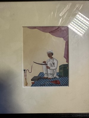 Lot 351 - SEVEN COMPANY SCHOOL PAINTINGS OF CHARACTERS AND TRADES, PATNA, MID-19TH CENTURY