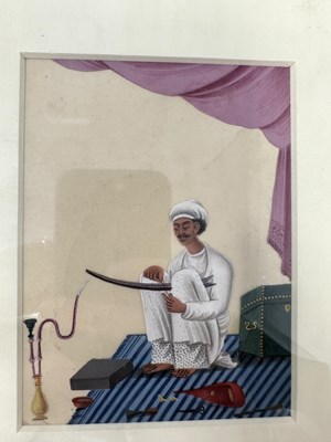 Lot 351 - SEVEN COMPANY SCHOOL PAINTINGS OF CHARACTERS AND TRADES, PATNA, MID-19TH CENTURY