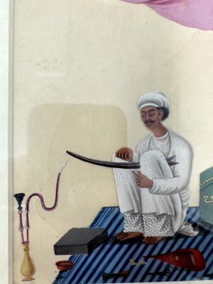 Lot 351 - SEVEN COMPANY SCHOOL PAINTINGS OF CHARACTERS AND TRADES, PATNA, MID-19TH CENTURY