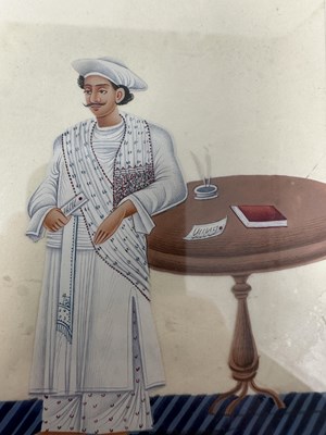 Lot 351 - SEVEN COMPANY SCHOOL PAINTINGS OF CHARACTERS AND TRADES, PATNA, MID-19TH CENTURY
