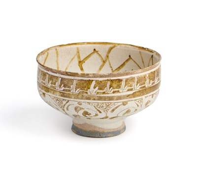 Lot 84 - A KASHAN LUSTRE POTTERY BOWL, PERSIA, CIRCA 13TH CENTURY