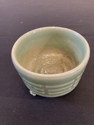 Lot 60 - A CHINESE LONGQUAN CELADON 'TRIGRAM' CENSER