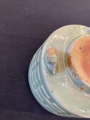 Lot 60 - A CHINESE LONGQUAN CELADON 'TRIGRAM' CENSER