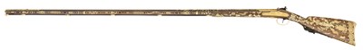 Lot 244 - AN EXCEPTIONAL, PROBABLY UNIQUE, FRENCH GOLD-MOUNTED FLINTLOCK DUCK GUN BY BOUTET A VERSAILLES, MARKED FOR JEAN MASSON, CIRCA 1805-09, FOR PRESENTATION TO A NORTH AFRICAN OR EASTERN RULER