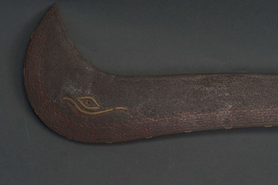 Lot 44 - A NORTH INDIAN OR NEPALESE CLEAVER (RAM DAO), 19TH CENTURY