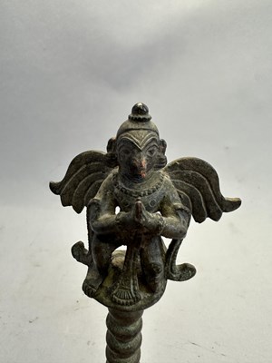Lot 119 - A BRONZE RITUAL BELL, NEPAL, 19TH CENTURY