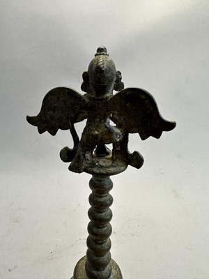 Lot 119 - A BRONZE RITUAL BELL, NEPAL, 19TH CENTURY