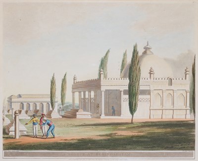 Lot 205 - EDWARD ORME (PUBLISHER, 1775-1848), 'A MOSQUE AT SERINGAPATAM'