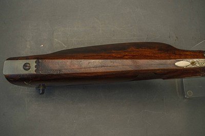 Lot 284 - AN AUSTRIAN 140 BORE BREECH-LOADING PUMP AIRGUN, J. SIEGEL, SALZBURG, CIRCA 1850