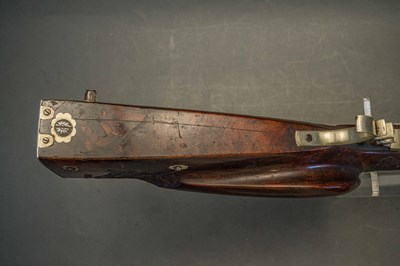 Lot 284 - AN AUSTRIAN 140 BORE BREECH-LOADING PUMP AIRGUN, J. SIEGEL, SALZBURG, CIRCA 1850