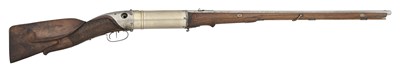 Lot 254 - A RARE 16 BORE GERMAN AIRGUN BY CARL RUT, CARLSRUHE, DATED 1834