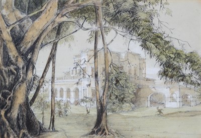 Lot 204 - A COLONIAL MANSION, ANGLO-INDIAN SCHOOL, LATE 19TH CENTURY