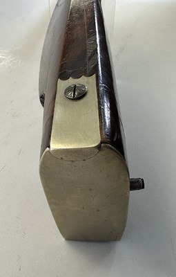Lot 253 - A 130 BORE BAVARIAN BREECH-LOADING AIR GUN OF BELLOWS TYPE BY F. FACKLER IN AICHACH, MID-19TH CENTURY