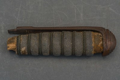 Lot 129 - SIX SWORD GRIPS, 18TH AND 19TH CENTURIES