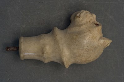 Lot 129 - SIX SWORD GRIPS, 18TH AND 19TH CENTURIES