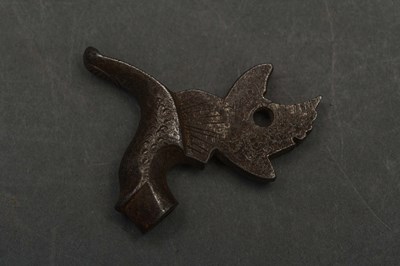 Lot 165 - A DETACHED PERCUSSION LOCK, STARR ARMS CO, YONKERS N.Y., AND FURTHER ELEMENTS OF PERCUSSION LOCKS, CIRCA 1850-80
