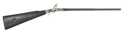 Lot 252 - A RARE NORTH GERMAN BUTT RESERVOIR AIRGUN BY HAUSCHKA, CIRCA 1770