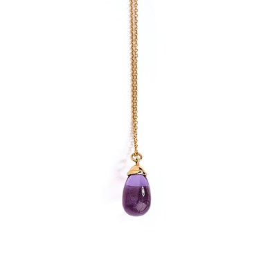 Lot 467 - PALOMA PICASSO FOR TIFFANY & CO.: AMETHYST PENDANT