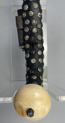 Lot 117 - A 28 BORE CAUCASIAN MIQUELET-LOCK HOLSTER PISTOL, EARLY 19TH CENTURY