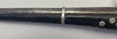 Lot 117 - A 28 BORE CAUCASIAN MIQUELET-LOCK HOLSTER PISTOL, EARLY 19TH CENTURY