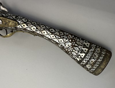 Lot 115 - AN 18 BORE BALKAN MIQUELET-LOCK GUN (DZEFERDAR), HERZEGOVINA OR MONTENEGRO, 19TH CENTURY