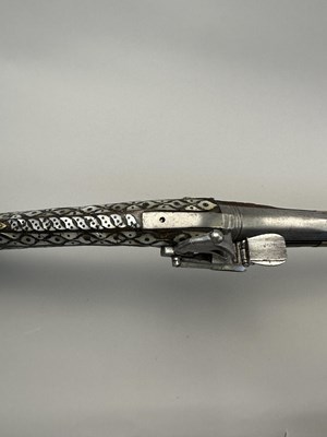 Lot 115 - AN 18 BORE BALKAN MIQUELET-LOCK GUN (DZEFERDAR), HERZEGOVINA OR MONTENEGRO, 19TH CENTURY