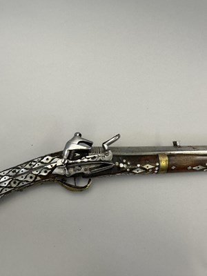 Lot 115 - AN 18 BORE BALKAN MIQUELET-LOCK GUN (DZEFERDAR), HERZEGOVINA OR MONTENEGRO, 19TH CENTURY