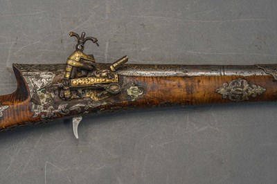 Lot 113 - AN OTTOMAN MIQUELET-LOCK GUN, TURKEY, EARLY 19TH CENTURY
