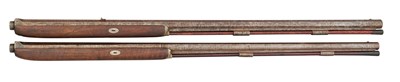 Lot 39 - A 34 BORE BARREL FOR AN AIR RIFLE AND A 38 BORE BARREL FOR AN AIRGUN BY STAUDENMAYER, LONDON, CIRCA 1800