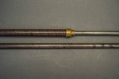 Lot 286 - A CASED 70 BORE BUTT RESERVOIR AIR RIFLE, JOHN BLISSET, 321 HIGH HOLBORN, LONDON, CIRCA 1840-50