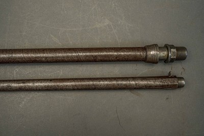 Lot 286 - A CASED 70 BORE BUTT RESERVOIR AIR RIFLE, JOHN BLISSET, 321 HIGH HOLBORN, LONDON, CIRCA 1840-50