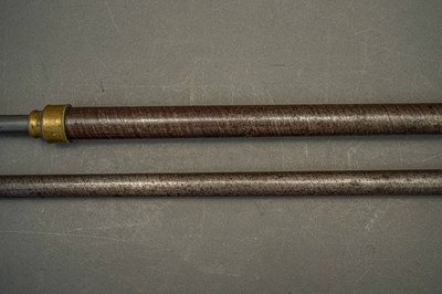 Lot 286 - A CASED 70 BORE BUTT RESERVOIR AIR RIFLE, JOHN BLISSET, 321 HIGH HOLBORN, LONDON, CIRCA 1840-50