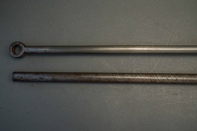 Lot 286 - A CASED 70 BORE BUTT RESERVOIR AIR RIFLE, JOHN BLISSET, 321 HIGH HOLBORN, LONDON, CIRCA 1840-50