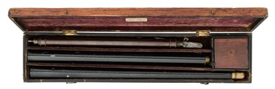 Lot 35 - A CASED 120 BORE AIRCANE, LATE 19TH CENTURY