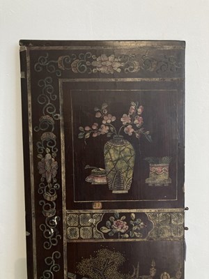 Lot 38 - A CHINESE EIGHT-FOLD COROMANDEL LACQUER SCREEN, LATE QING DYNASTY, 19TH CENTURY