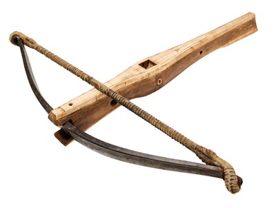 Lot 23 - A CROSSBOW IN GERMAN 16TH CENTURY STYLE, 20TH CENTURY