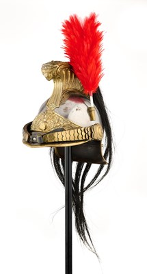 Lot 131 - A FRENCH CAVALRY TROOPER’S HELMET, 19TH CENTURY